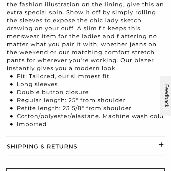 WHBM Signature Blazer Houndstooth Two Button Suiting Jacket Red Black Size 12 - Picture 4 of 15